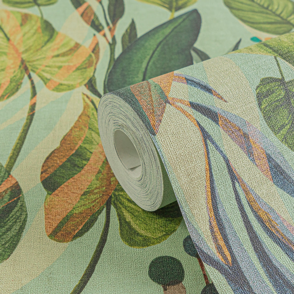 High-quality wallpaper from the Anna D'Andrea collection in blue 