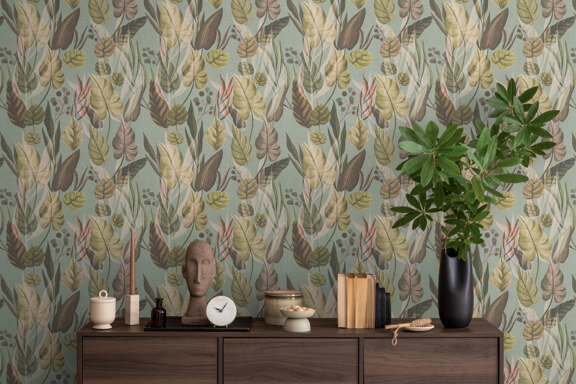 High-quality wallpaper from the Anna D'Andrea collection in brown 