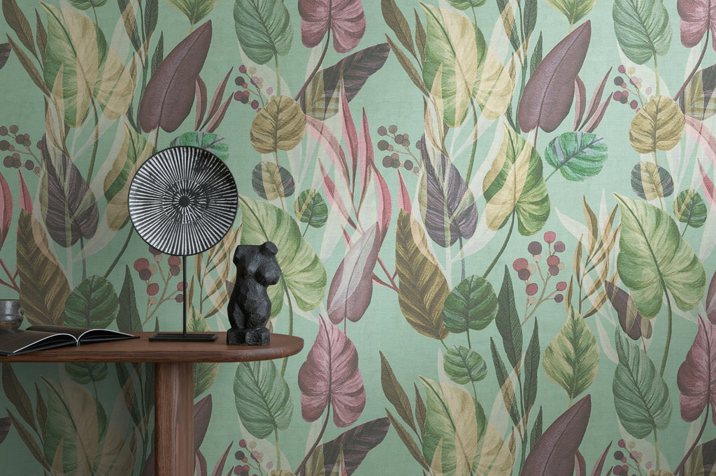 High-quality wallpaper from the Anna D'Andrea collection in blue 