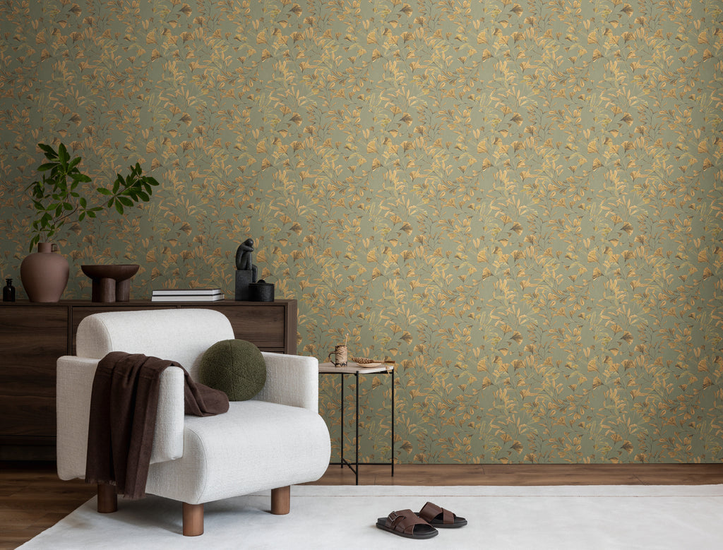 High-quality wallpaper from the Anna D'Andrea collection in brown 