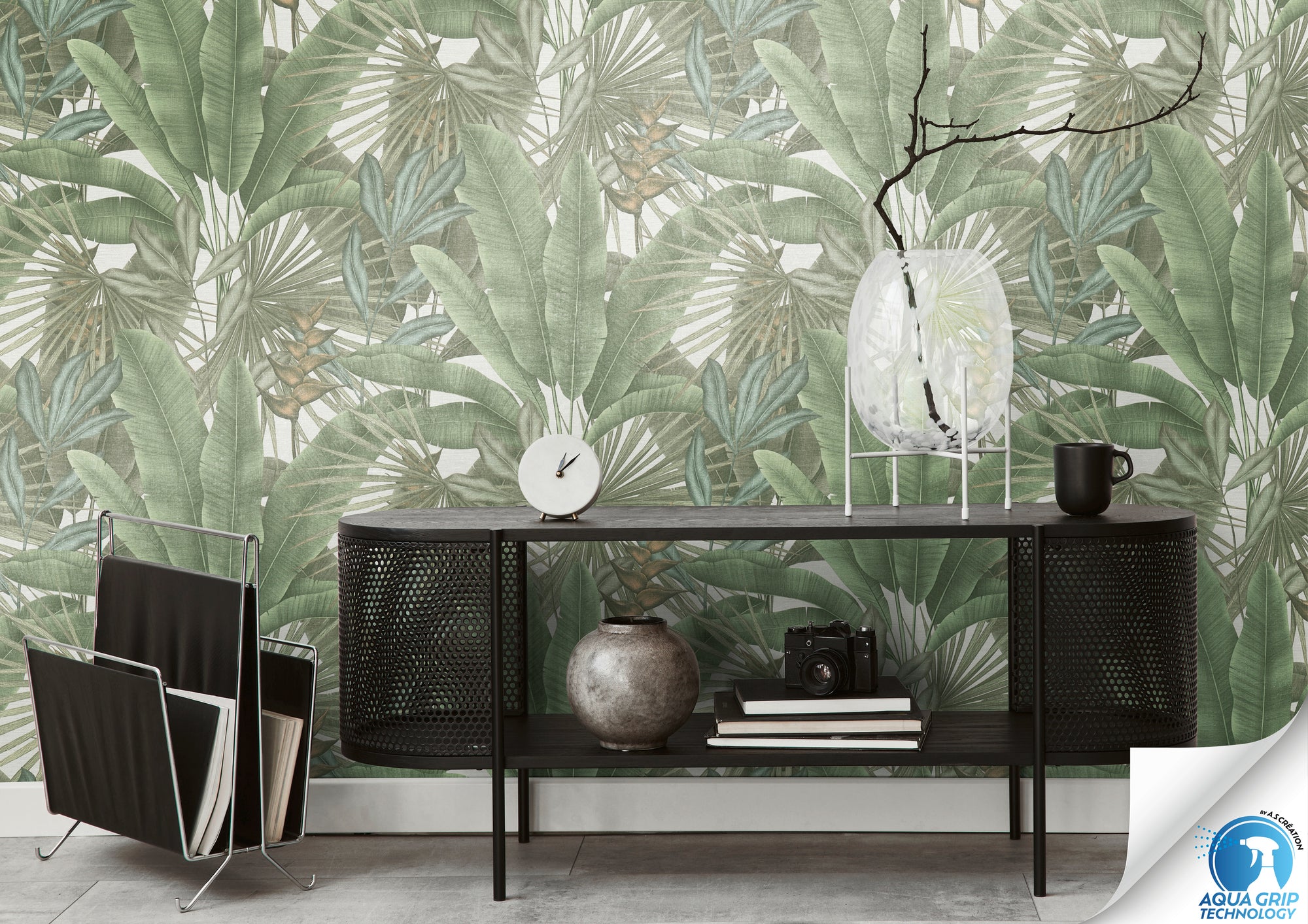 High-quality wallpaper from the WOW collection in green 