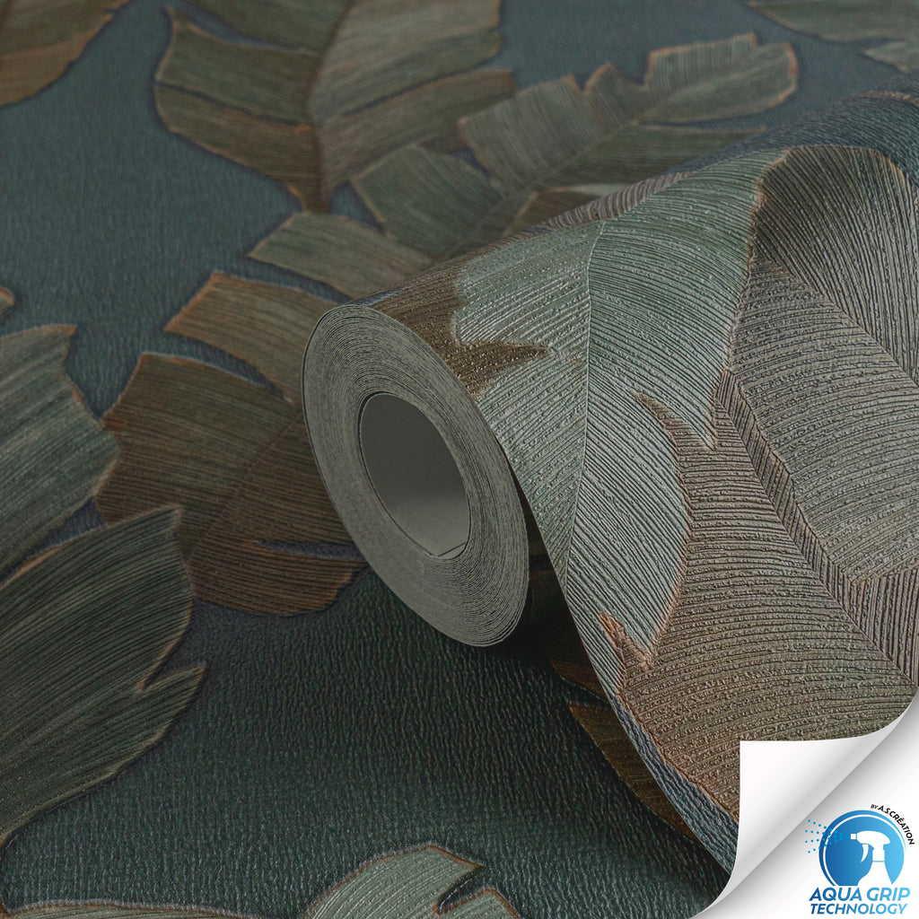 Hochwertige  Tapete aus der Kollektion WOW in Grün