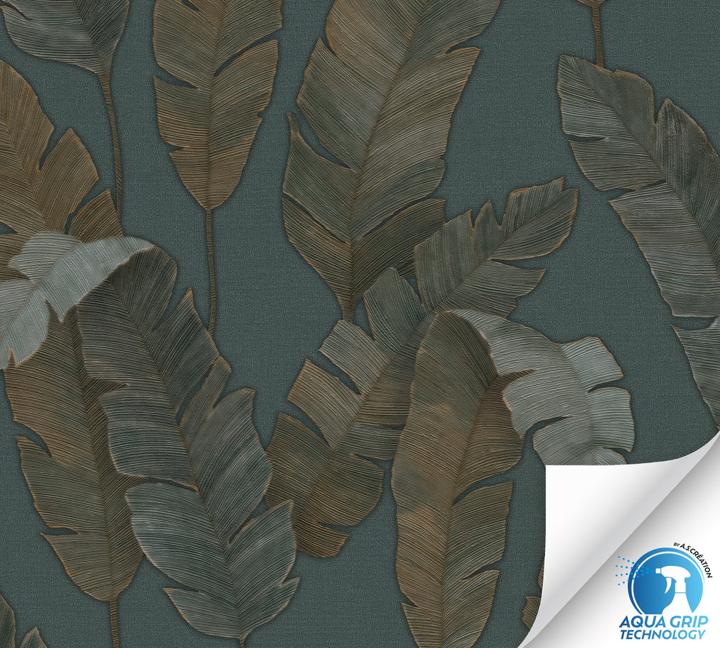 Hochwertige  Tapete aus der Kollektion WOW in Grün