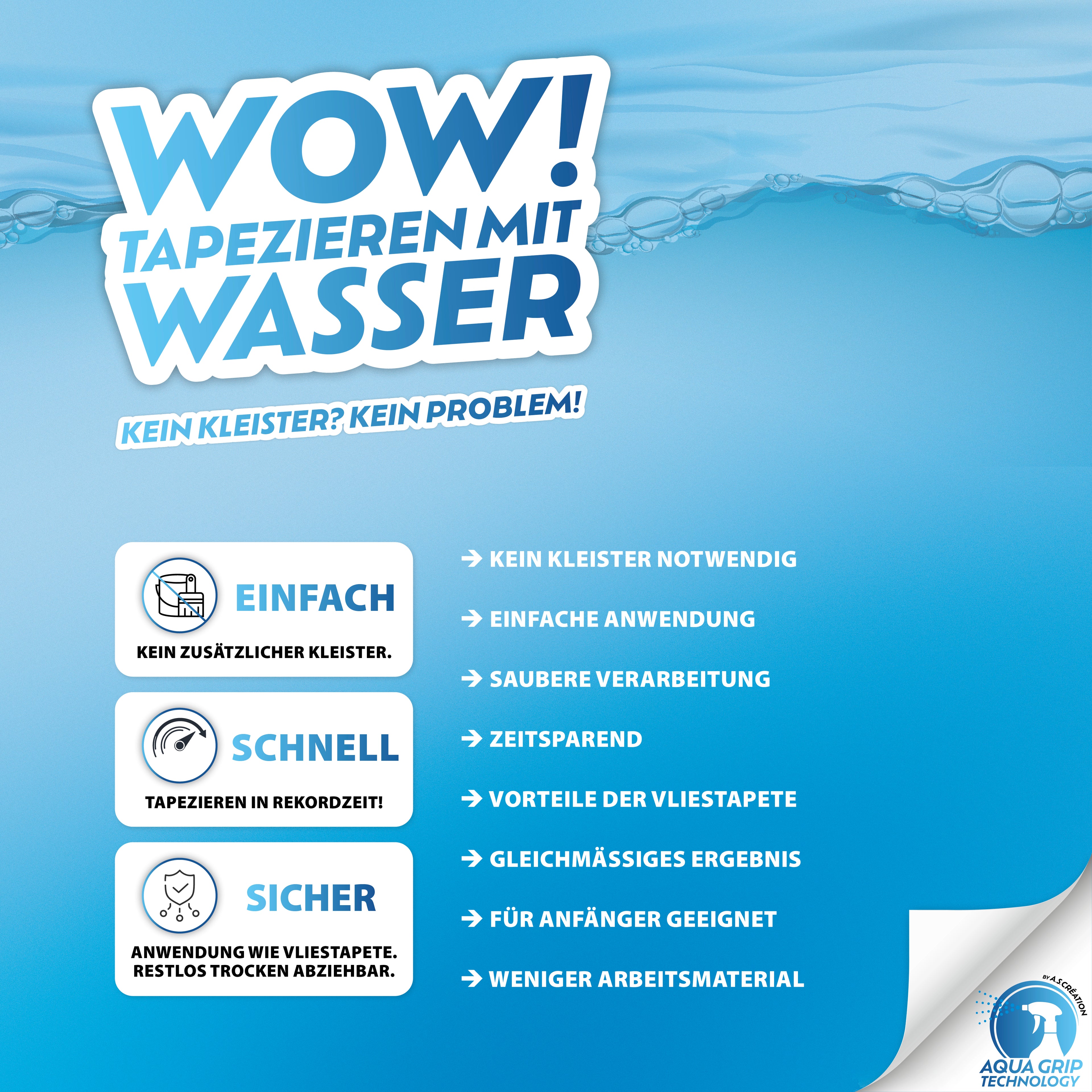 Hochwertige  Tapete aus der Kollektion WOW in Grün