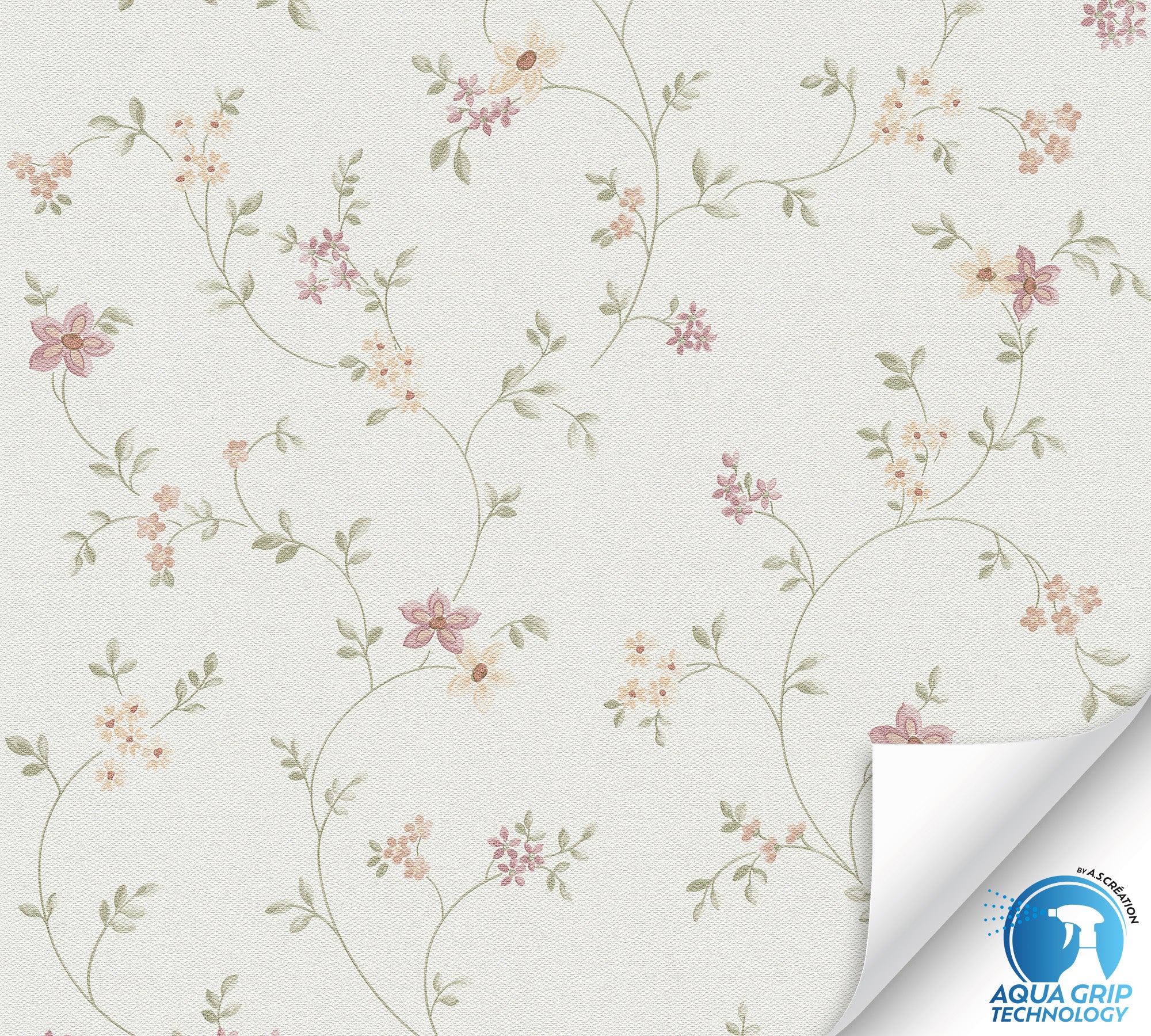 High-quality wallpaper from the WOW collection in white 