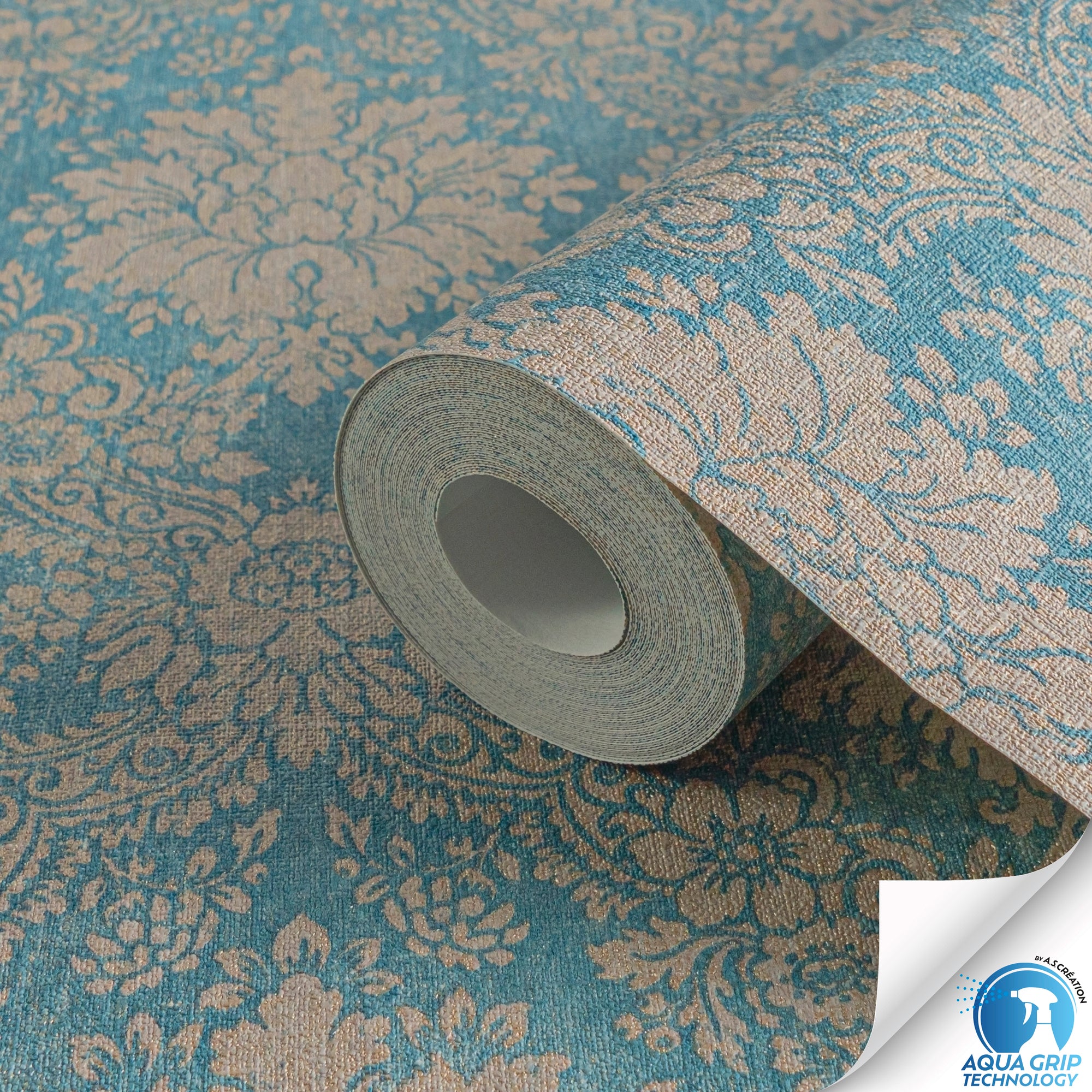 High-quality wallpaper from the WOW collection in blue 