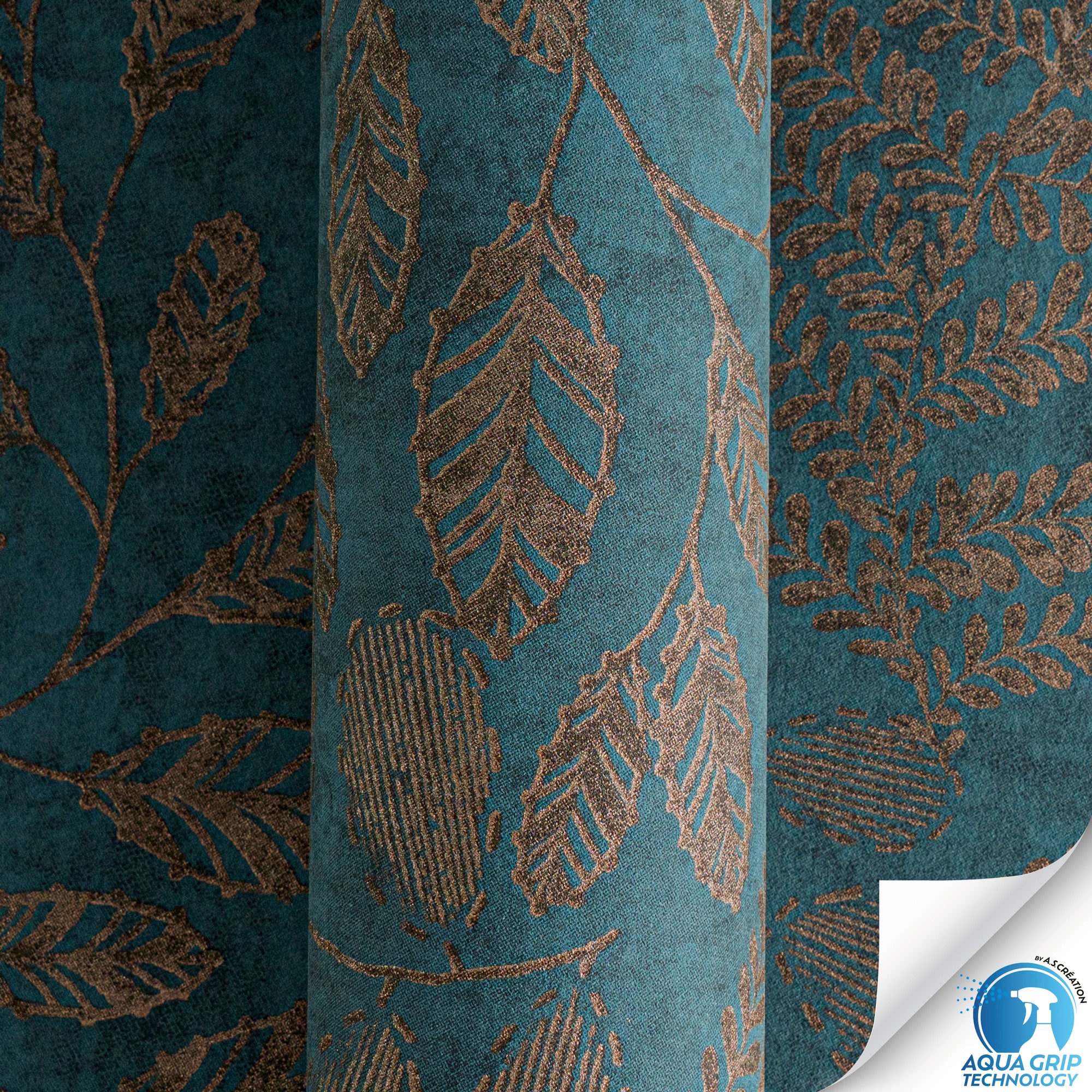 High-quality wallpaper from the WOW collection in blue 