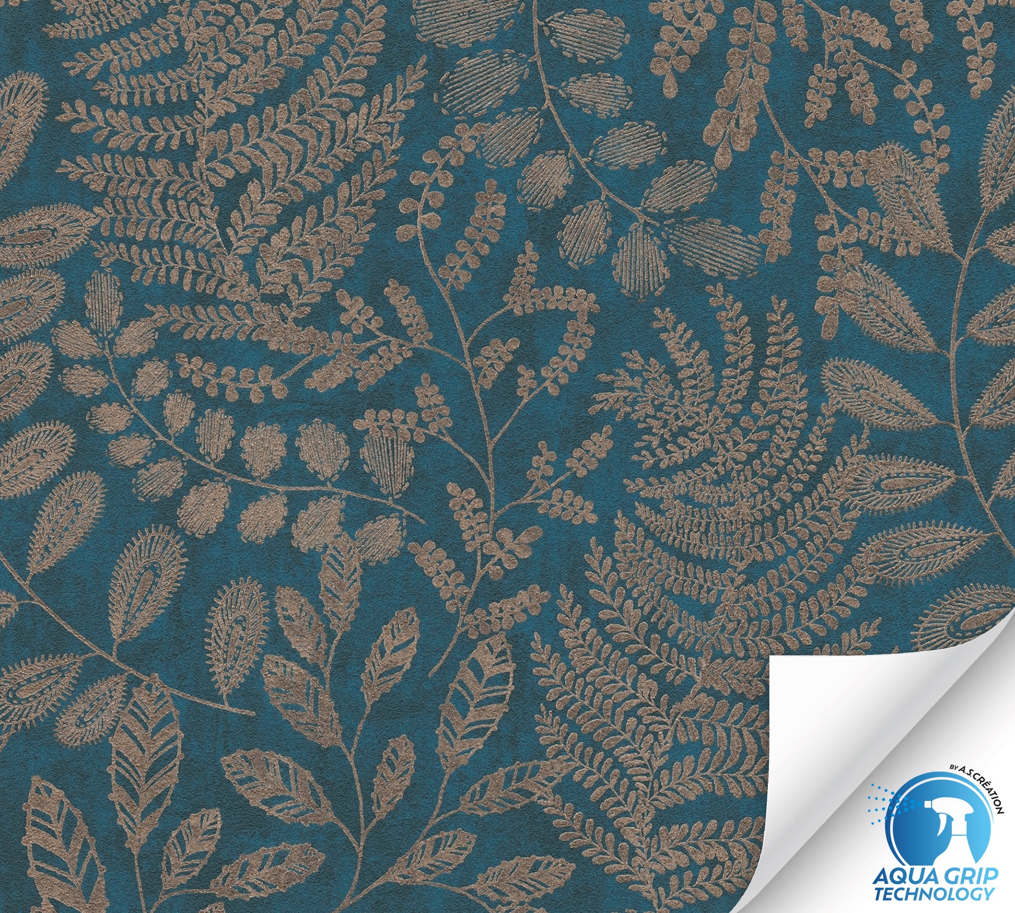 High-quality wallpaper from the WOW collection in blue 