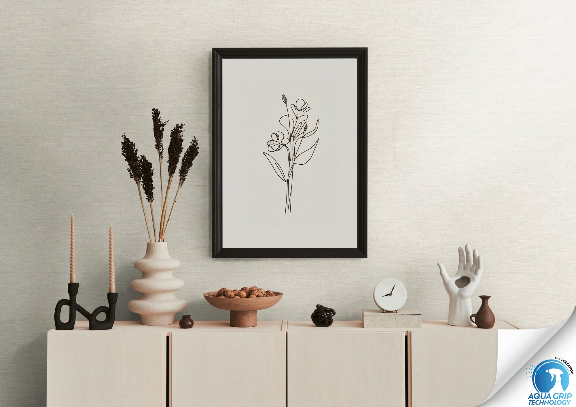 High-quality wallpaper from the WOW collection in white 