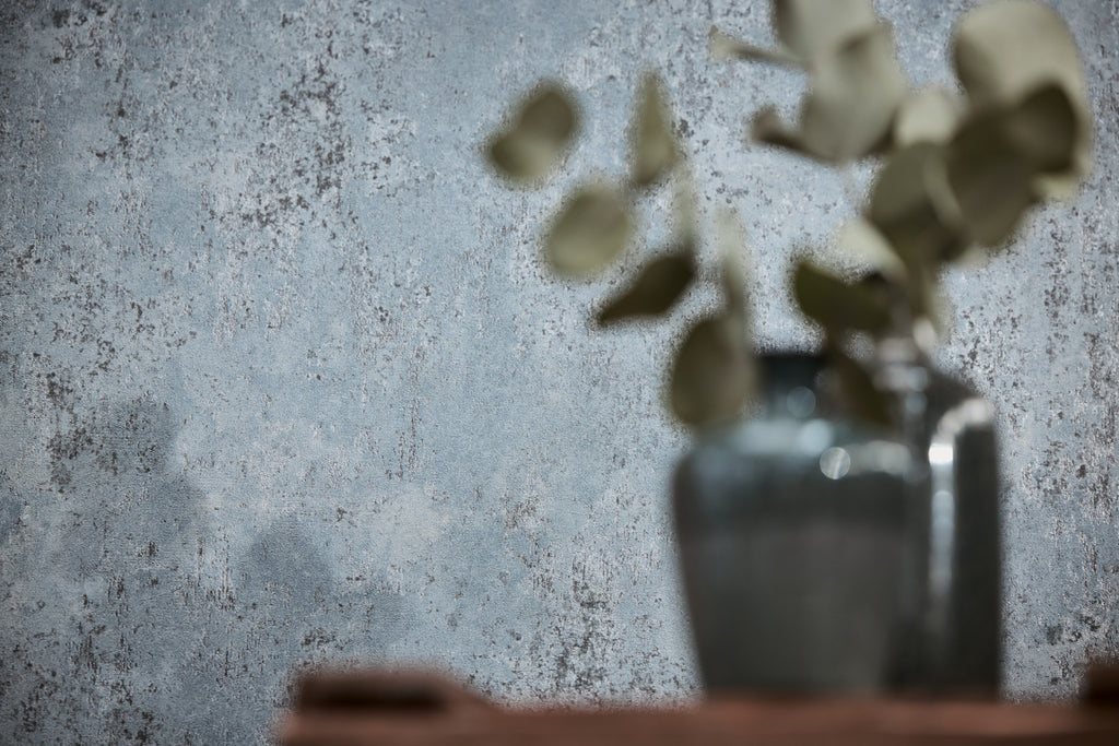 High-Quality Non-Woven Wallpaper Blue Texture