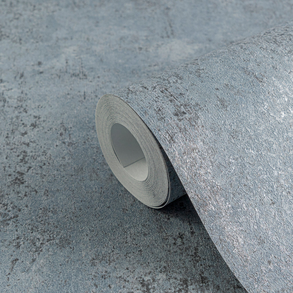High-Quality Non-Woven Wallpaper Blue Texture