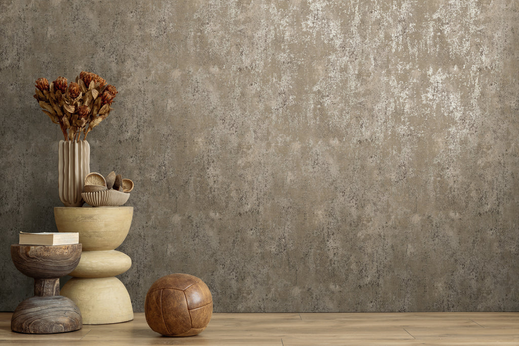 High-quality non-woven wallpaper brown texture