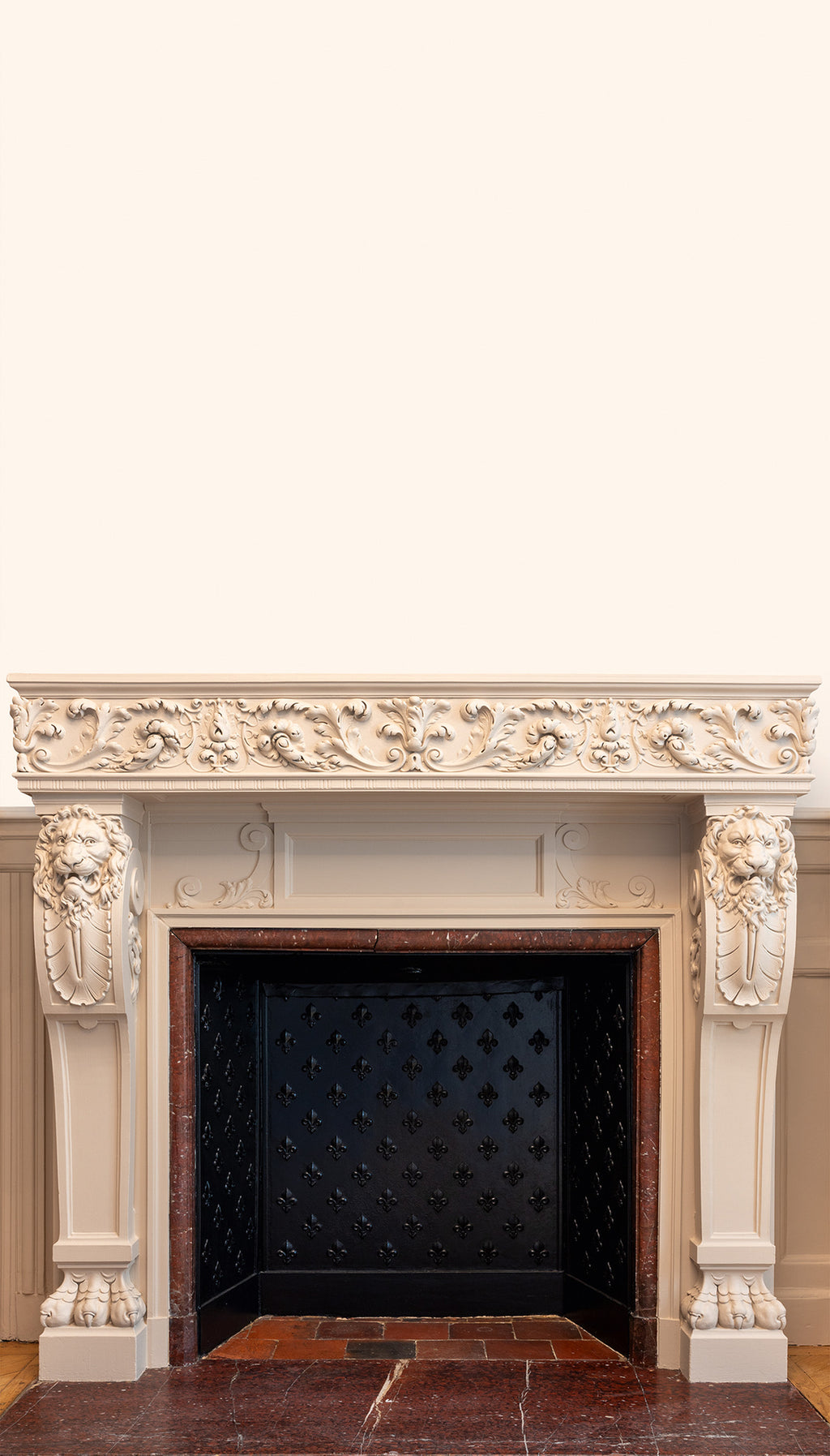 High-Quality Photo Wallpaper Beige Classic