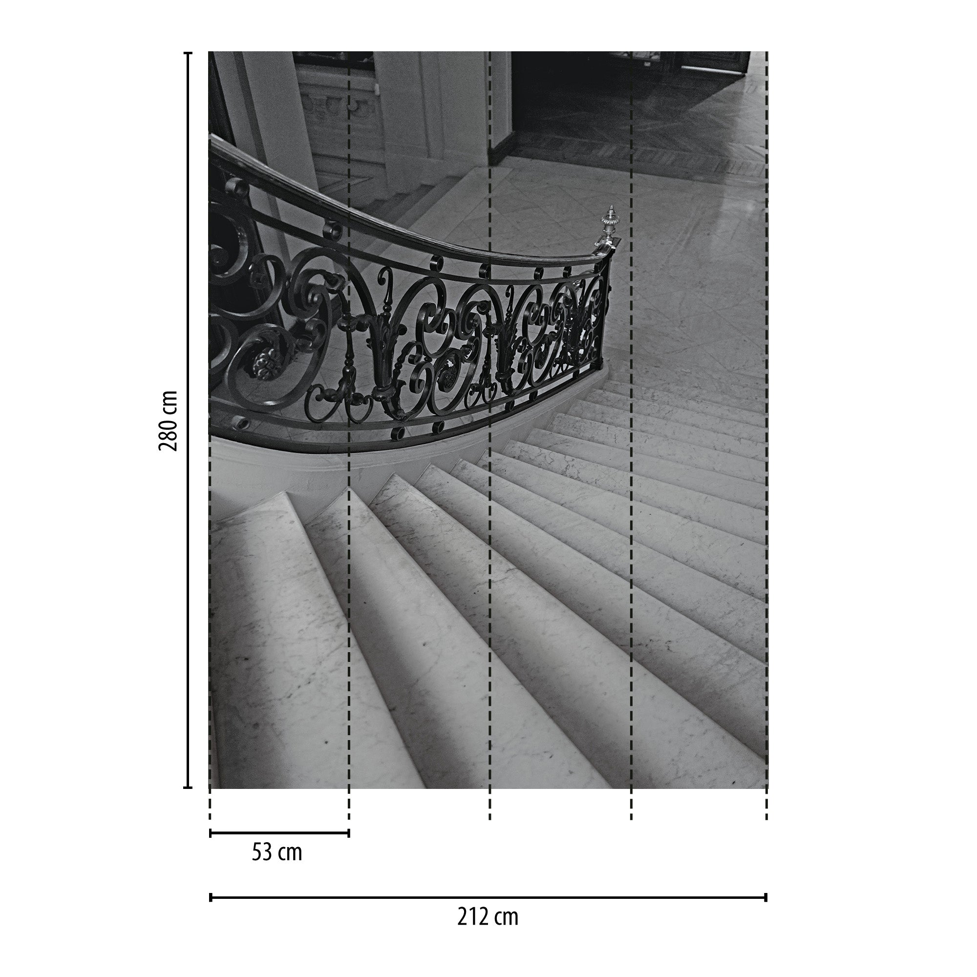 High-Quality Photo Wallpaper Grey Classic