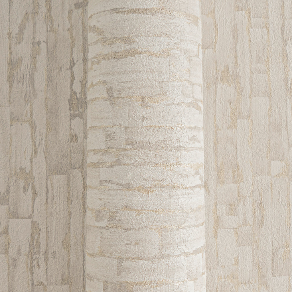 Hochwertige Vliestapete Creme Modern