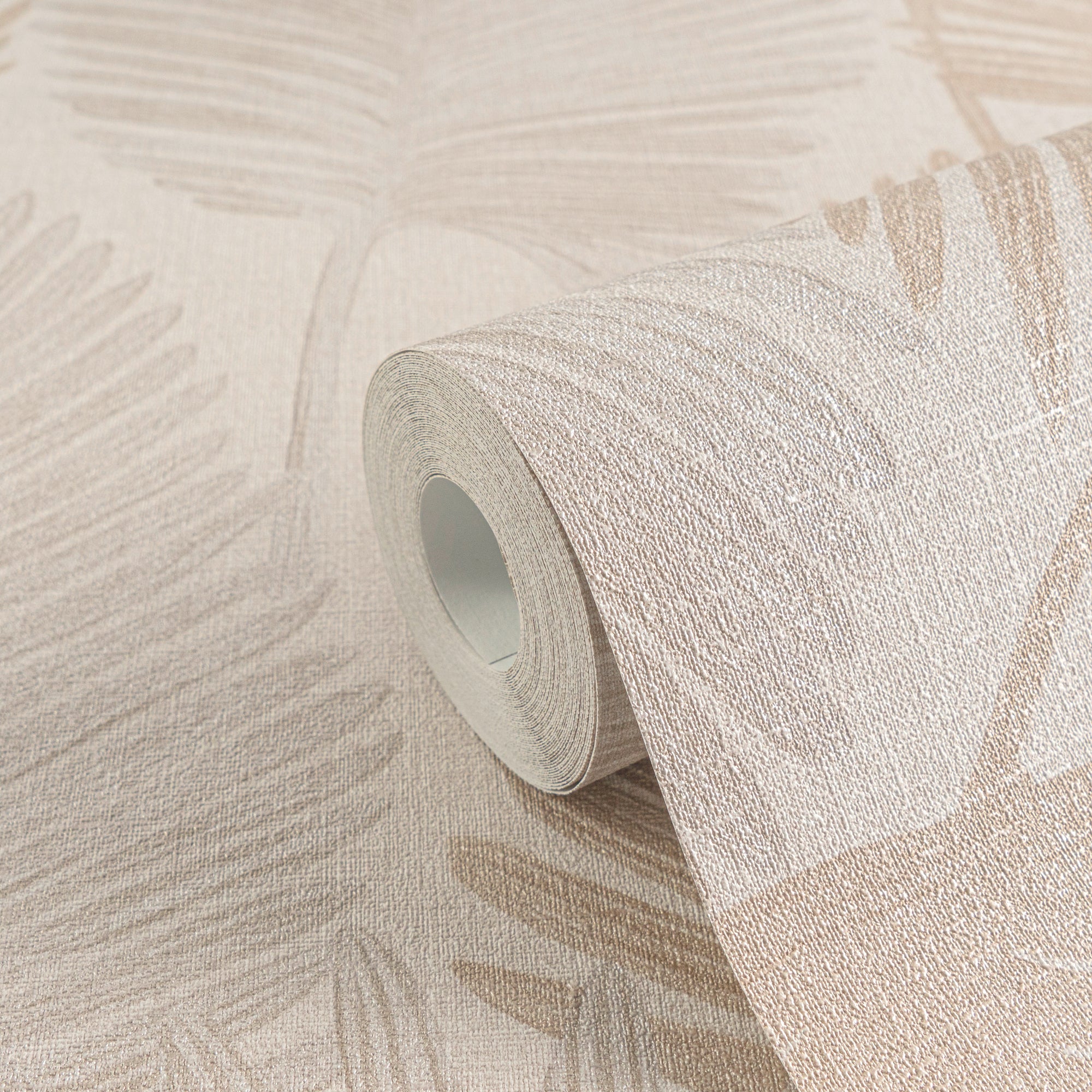 High-Quality Non-Woven Wallpaper Cream Floral