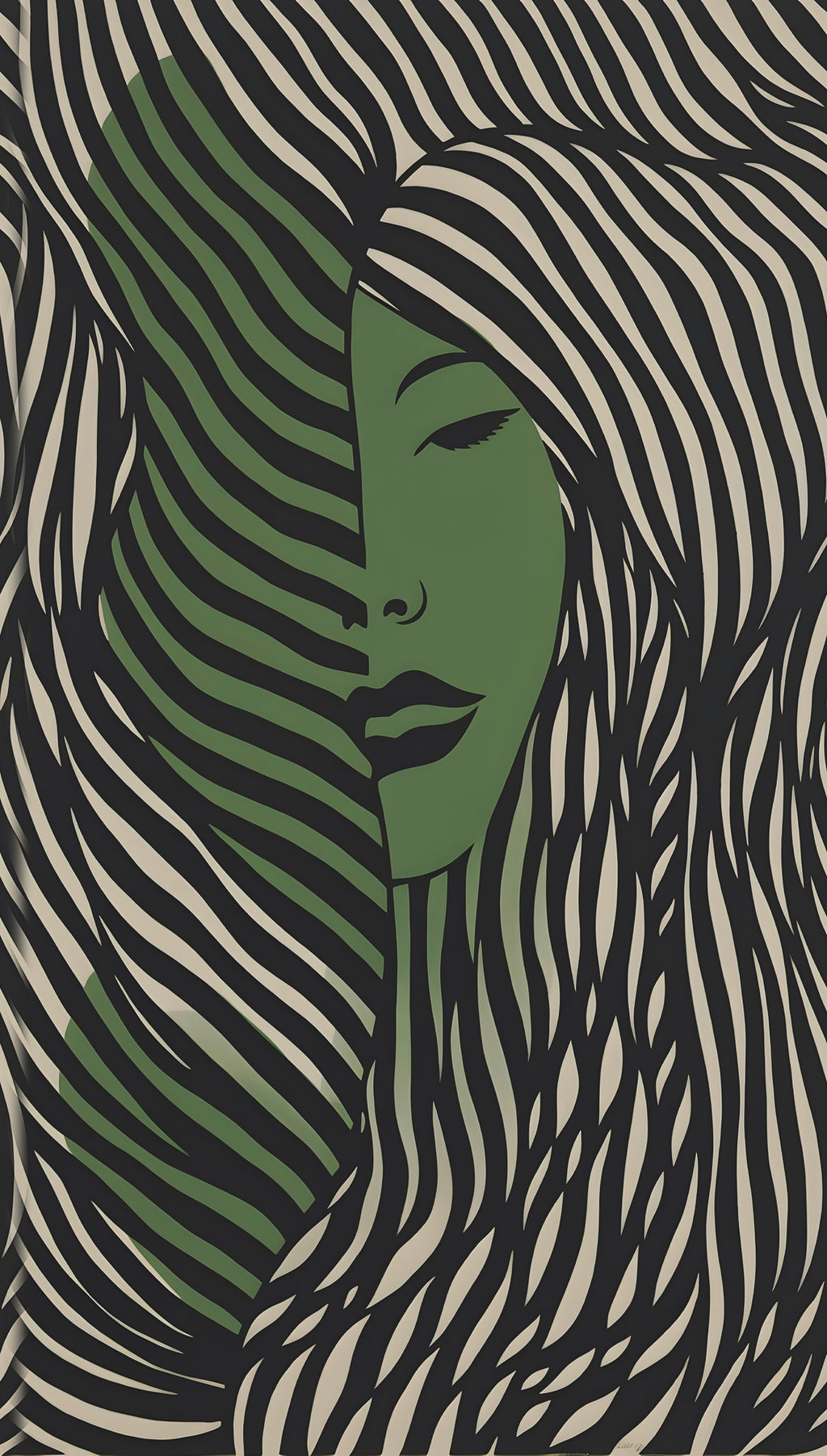High-Quality Photo Wallpaper Cream Abstract