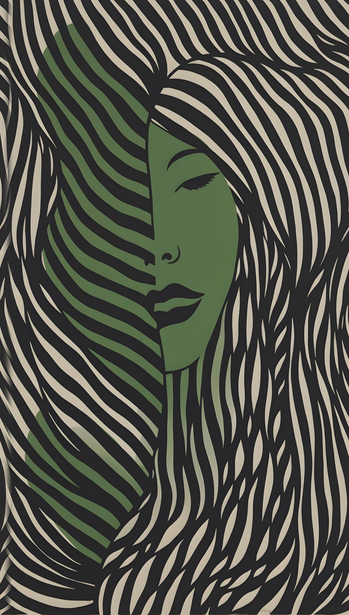 High-Quality Photo Wallpaper Cream Abstract