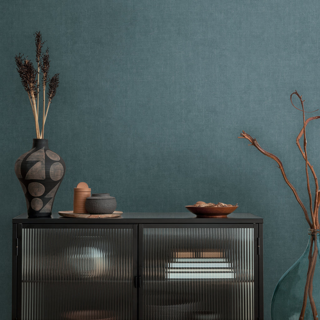 Premium Non-Woven Wallpaper Blue Texture