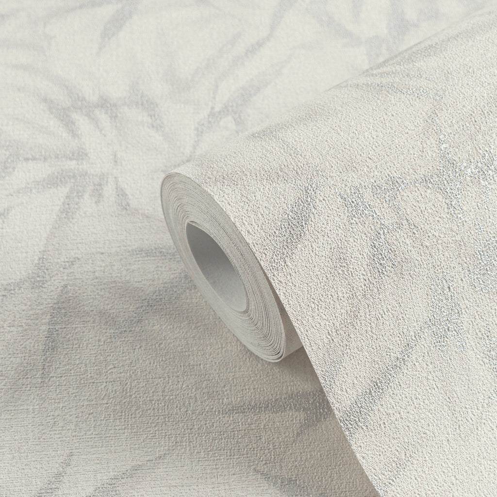 Hochwertige Vliestapete Creme Floral