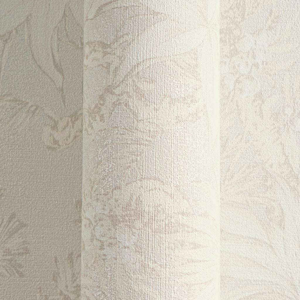 Hochwertige Vliestapete Creme Floral