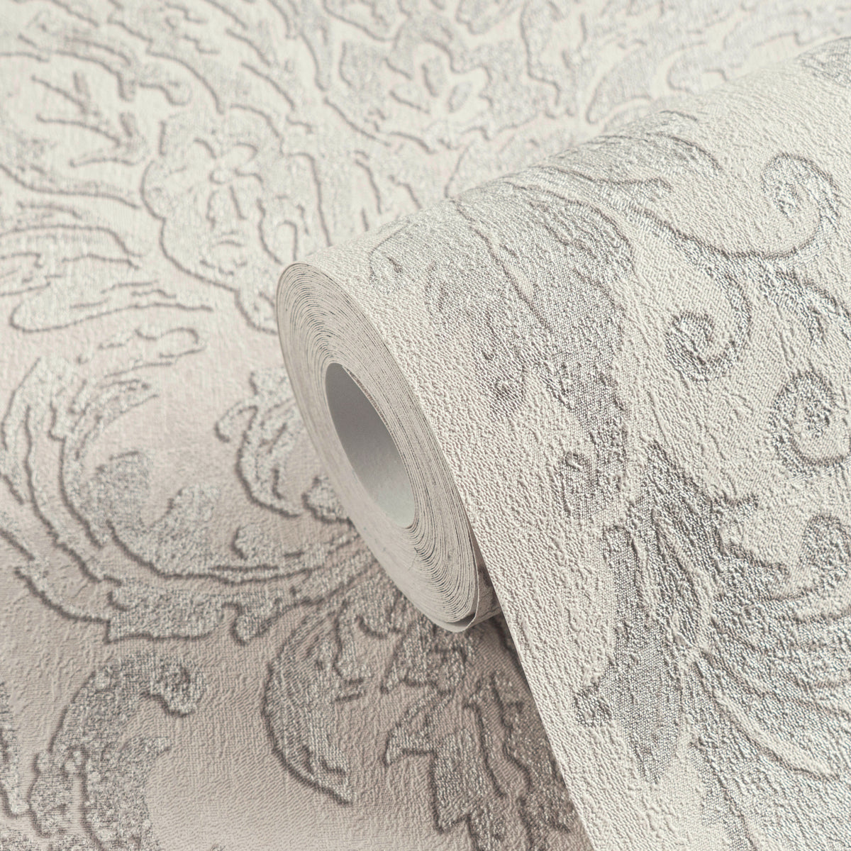 Hochwertige Vliestapete Beige Romantisch