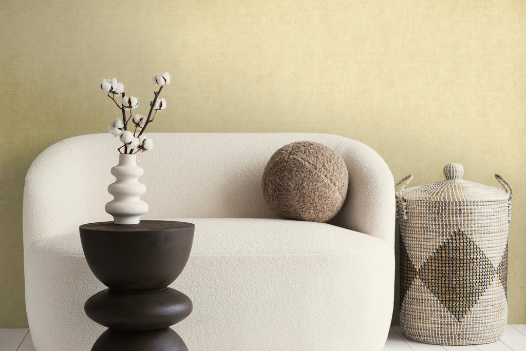Hochwertige Vliestapete Beige Struktur