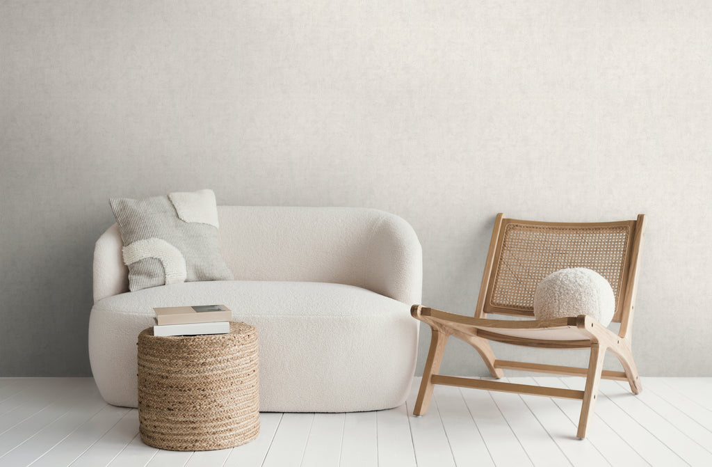 High-Quality Non-Woven Wallpaper Grey Texture