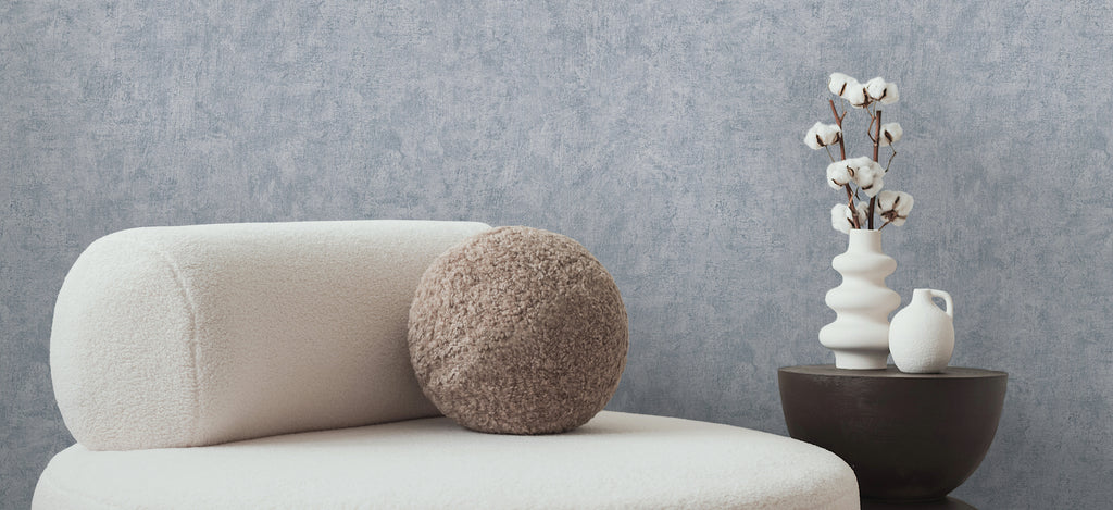 Premium Non-Woven Wallpaper Blue Texture