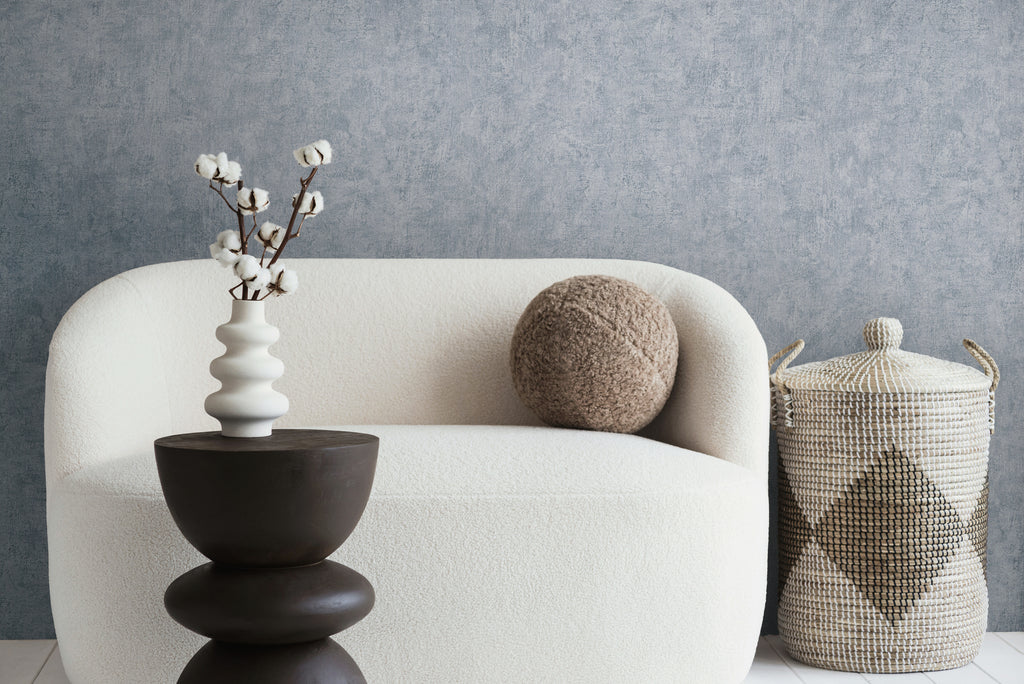 Premium Non-Woven Wallpaper Blue Texture