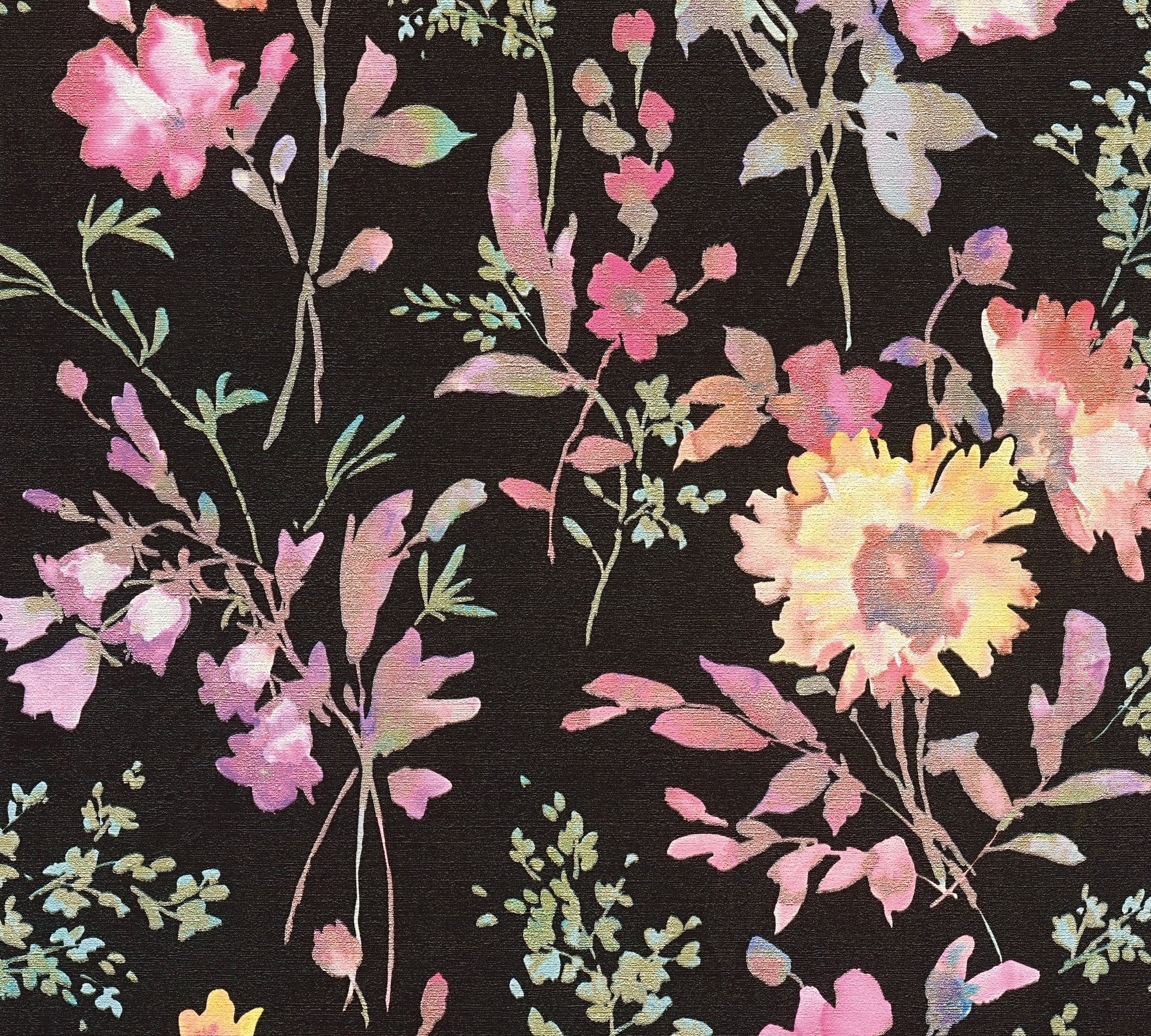 Hochwertige  Tapete aus der Kollektion CosmoLiving in Schwarz