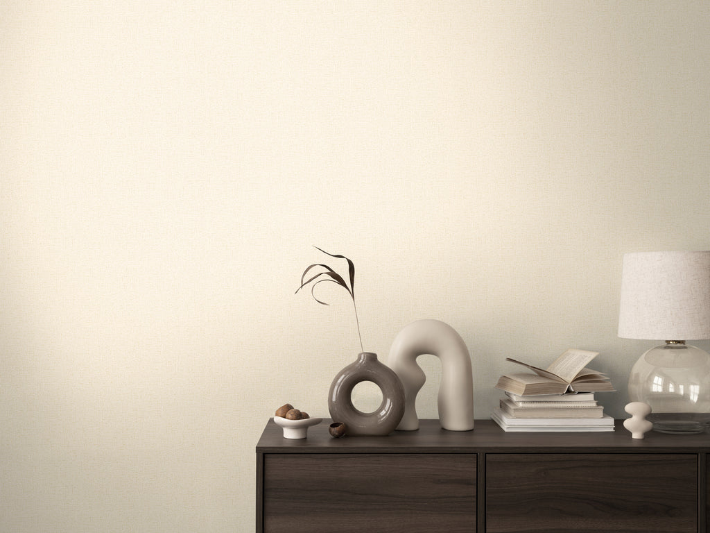 Hochwertige  Tapete aus der Kollektion CosmoLiving in Creme