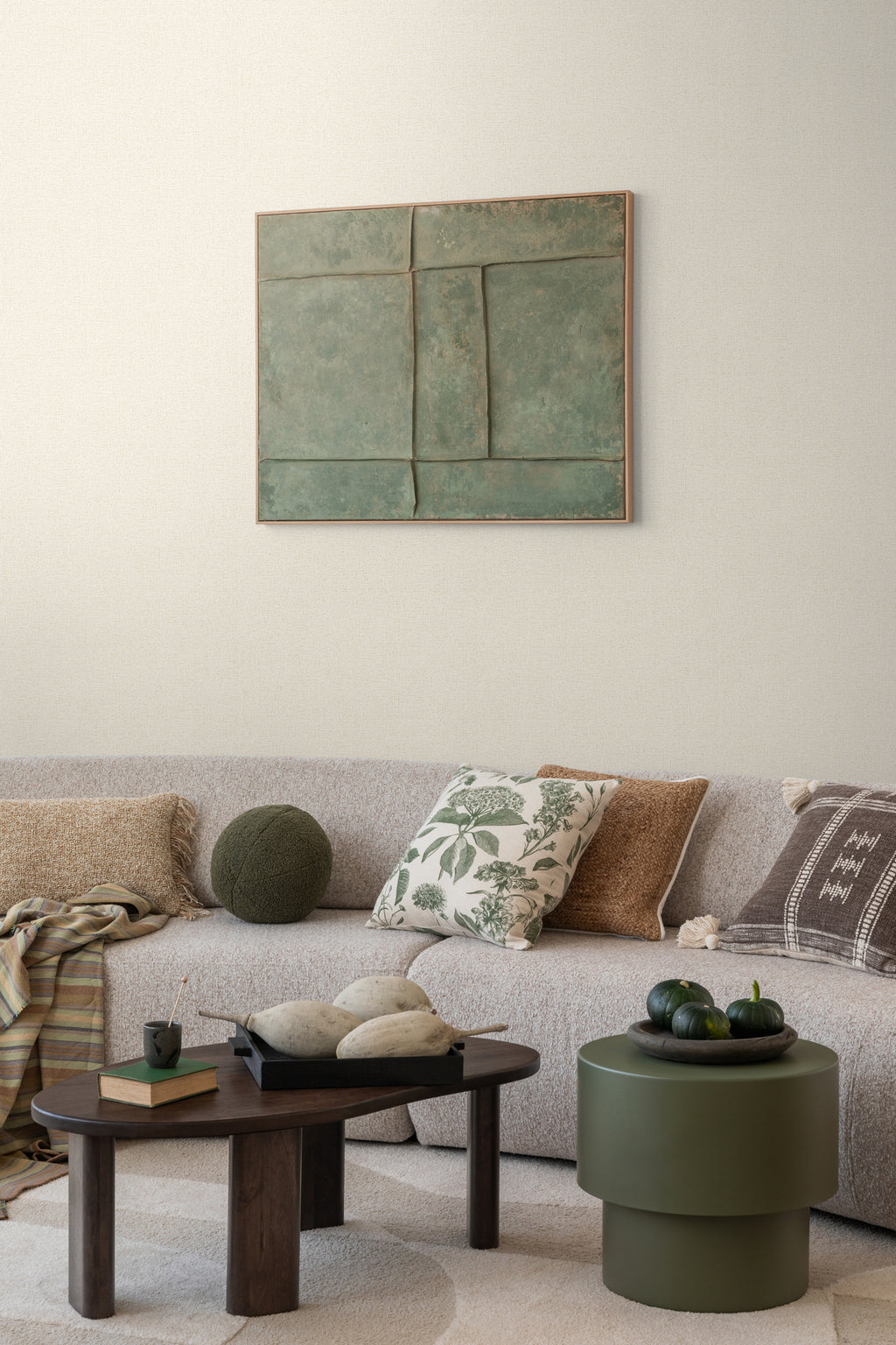 Hochwertige  Tapete aus der Kollektion CosmoLiving in Weiß