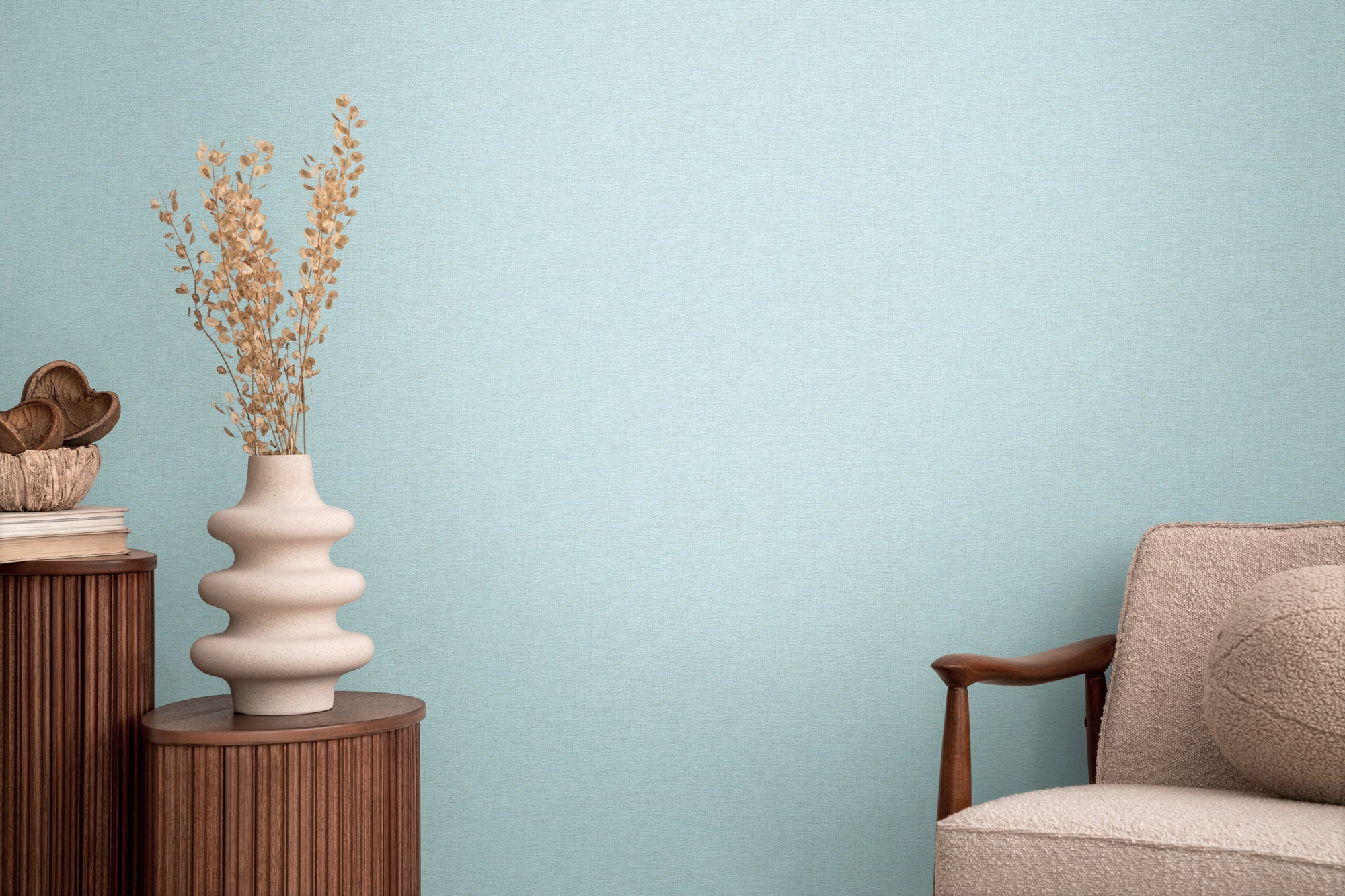 Hochwertige  Tapete aus der Kollektion CosmoLiving in Blau