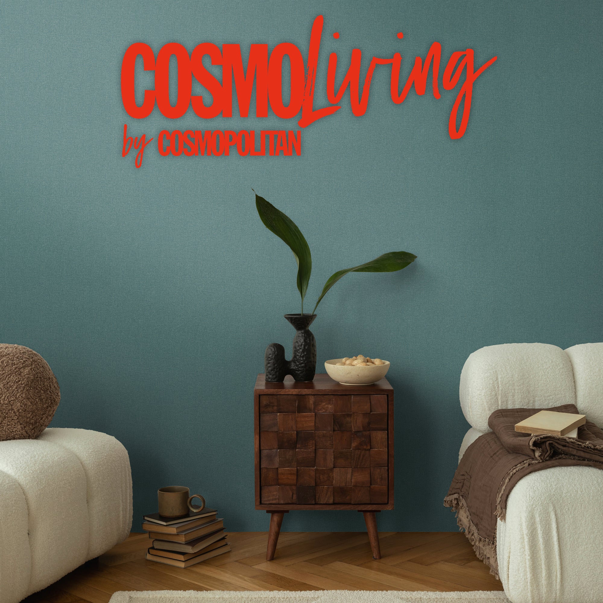 High-quality wallpaper from the CosmoLiving collection in green 