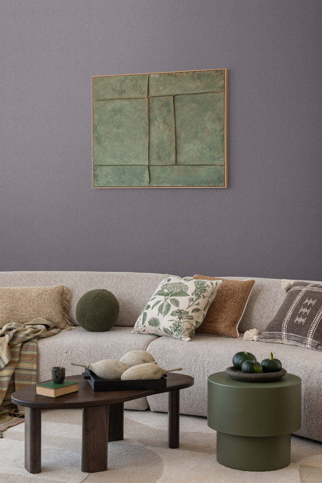 Hochwertige  Tapete aus der Kollektion CosmoLiving in Grau