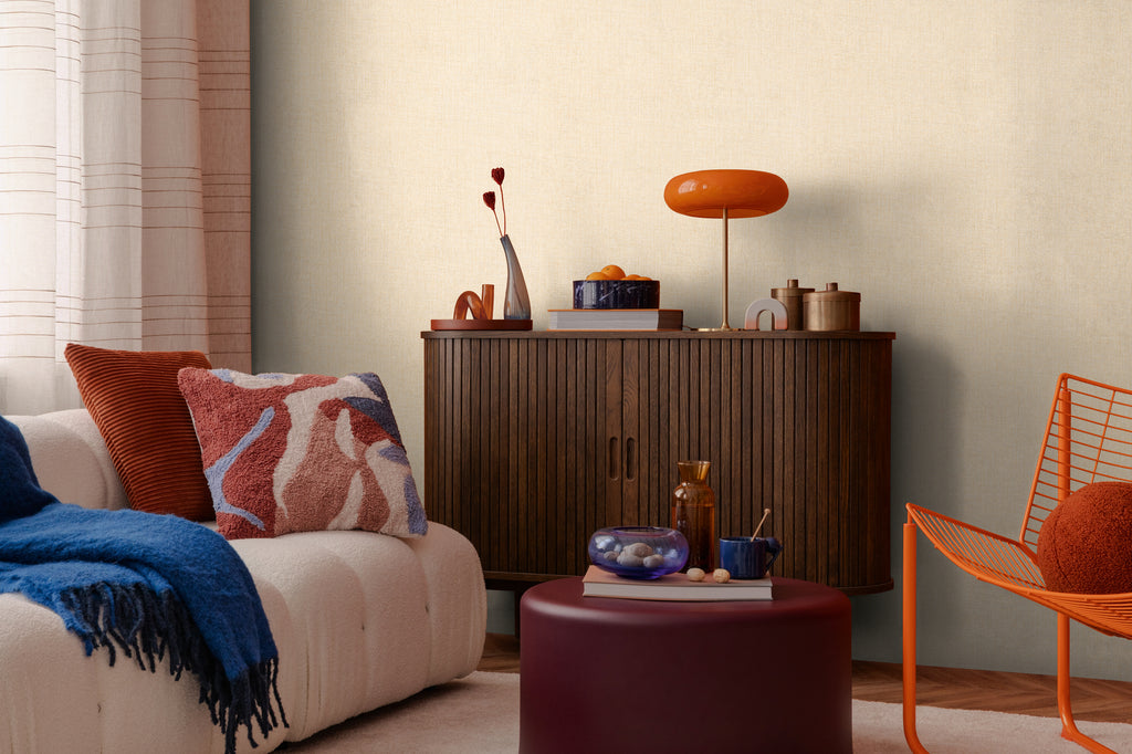 Hochwertige  Tapete aus der Kollektion CosmoLiving in Gelb