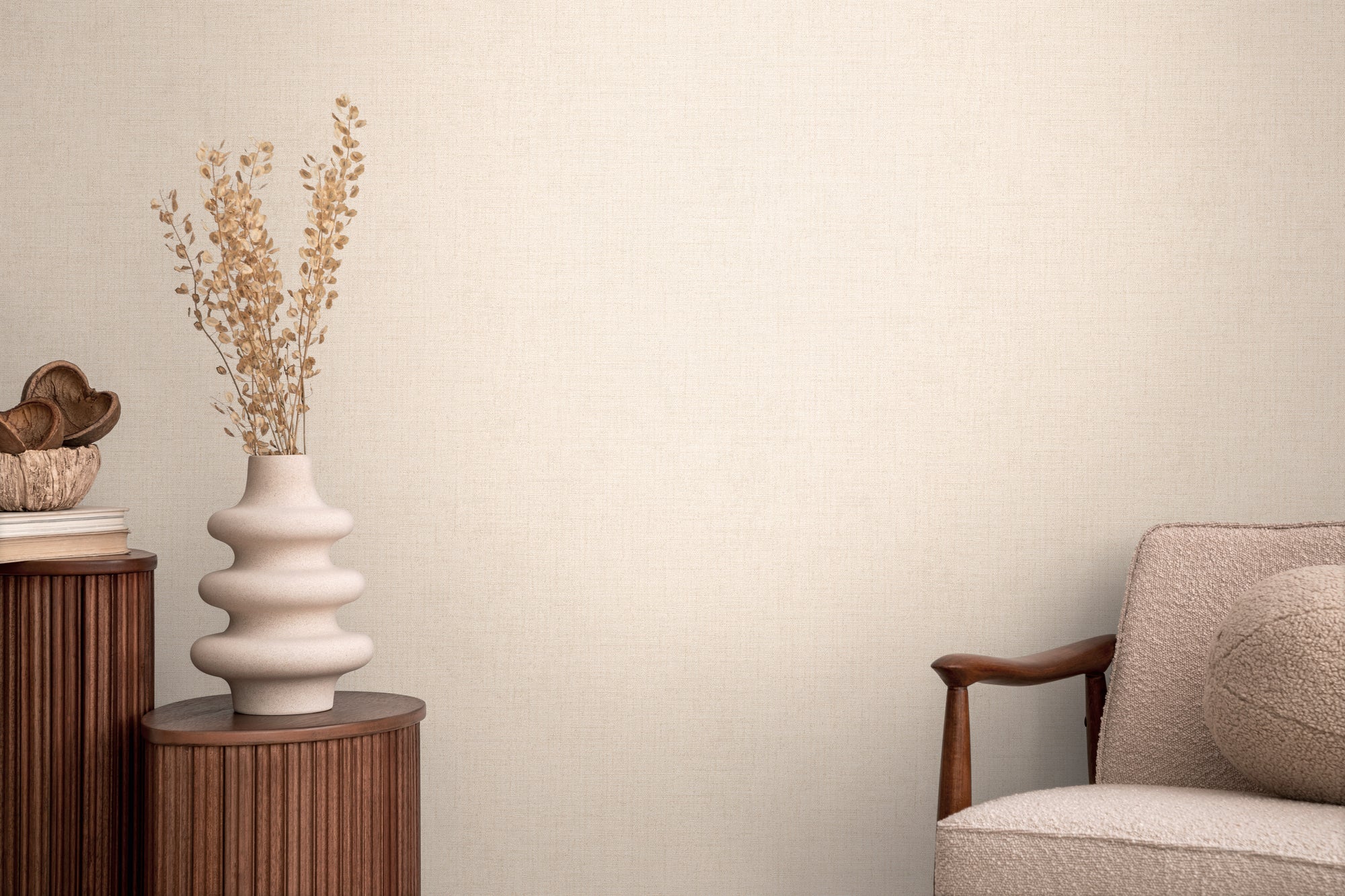 Hochwertige  Tapete aus der Kollektion CosmoLiving in Beige