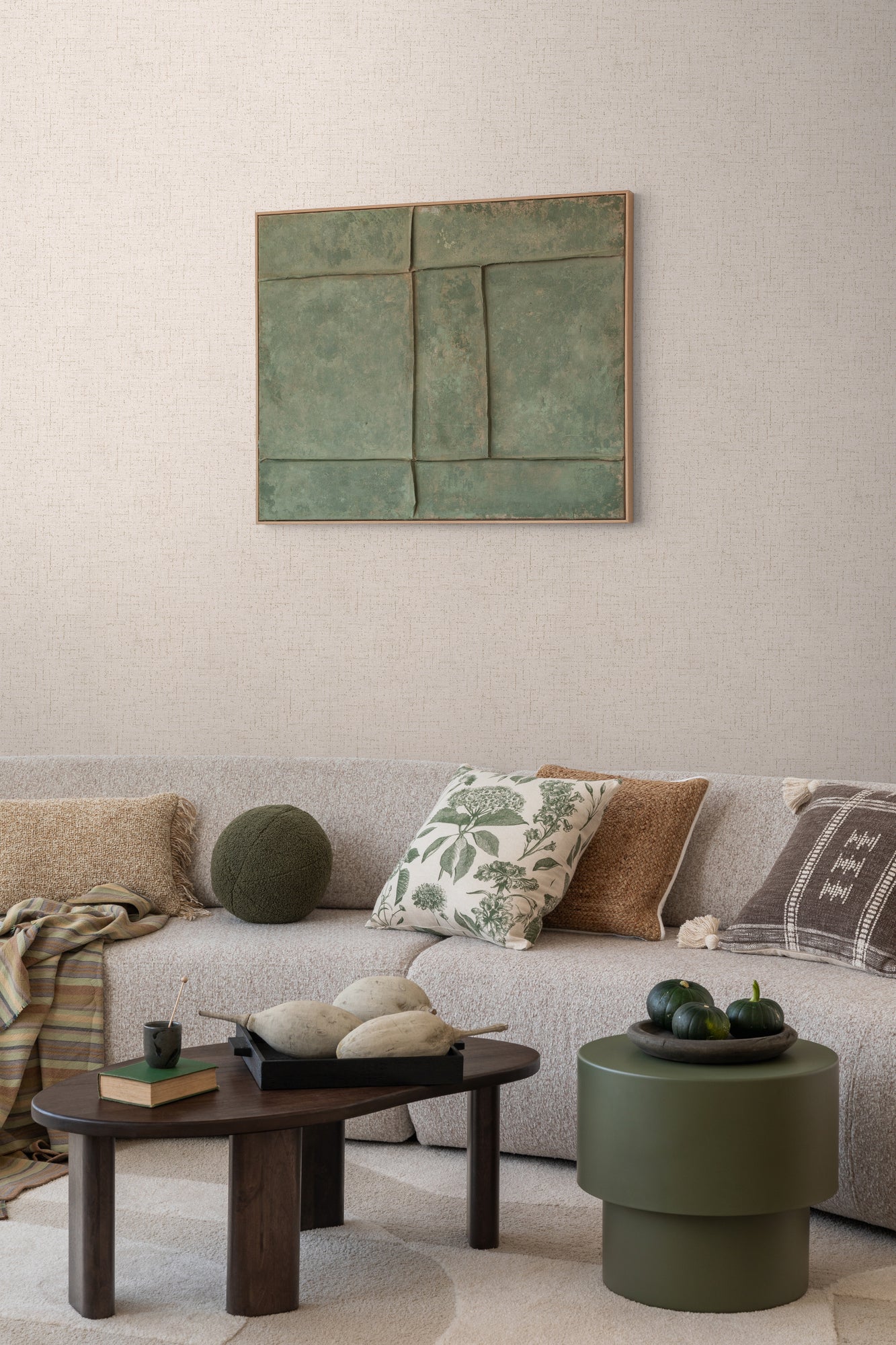 Hochwertige  Tapete aus der Kollektion CosmoLiving in Weiß