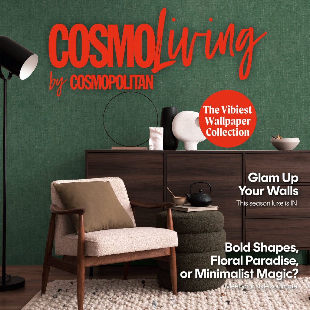 Hochwertige  Tapete aus der Kollektion CosmoLiving in Grün