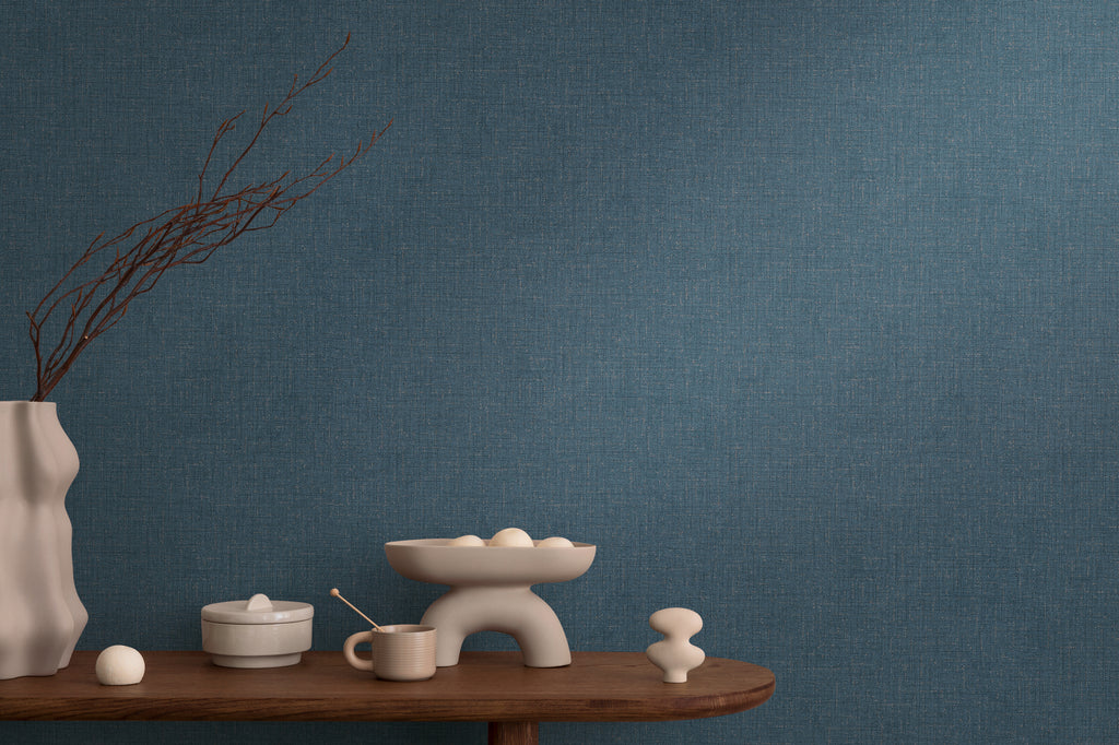 Hochwertige  Tapete aus der Kollektion CosmoLiving in Blau