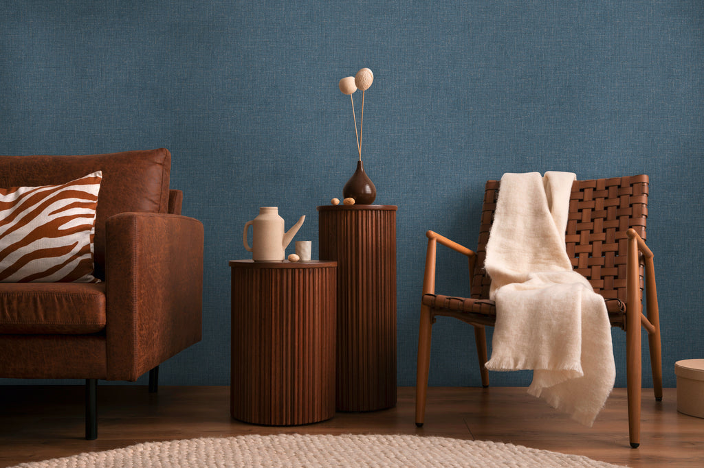 Hochwertige  Tapete aus der Kollektion CosmoLiving in Blau
