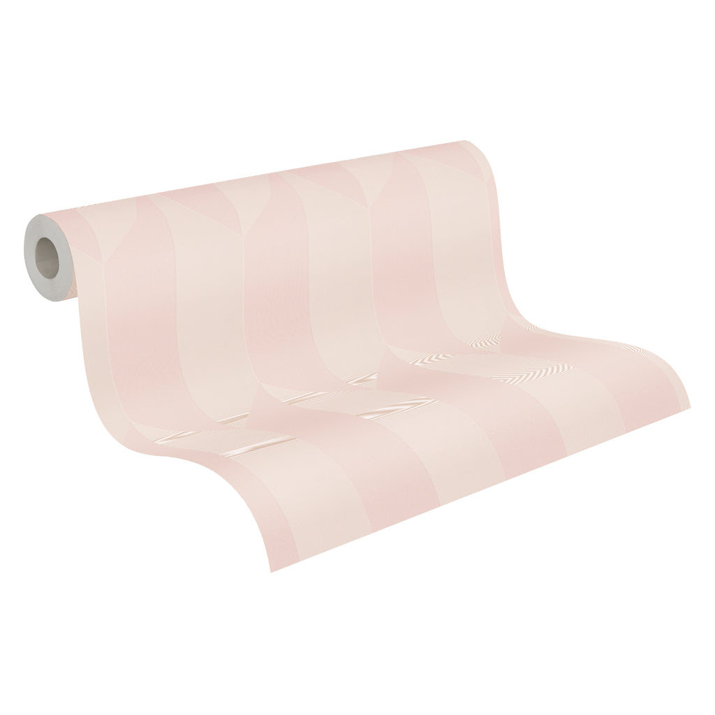 Hochwertige Vliestapete Rosa 3-d