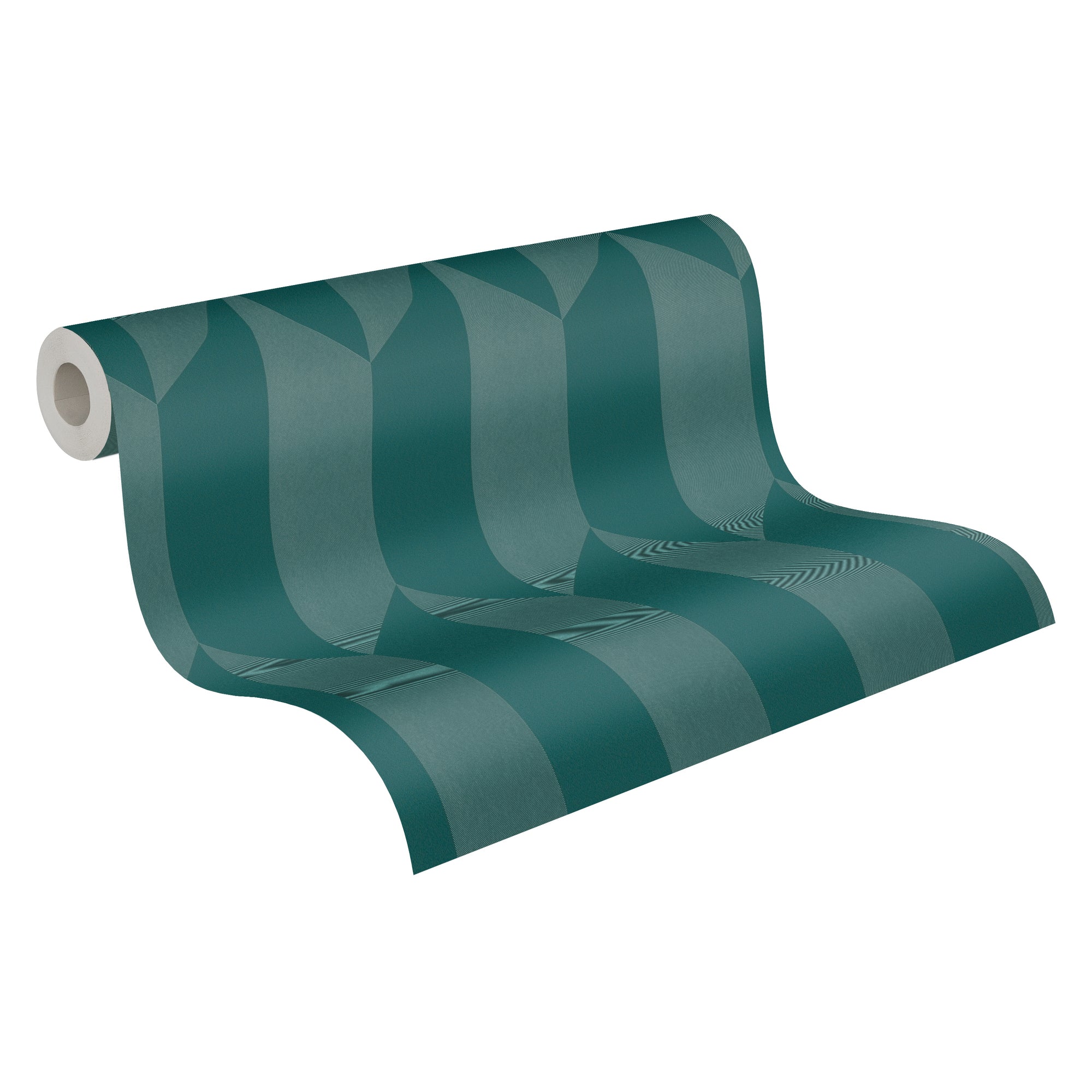High-Quality Blue 3D Non-Woven Wallpaper
