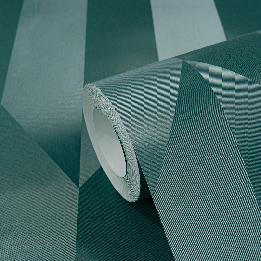 High-Quality Blue 3D Non-Woven Wallpaper