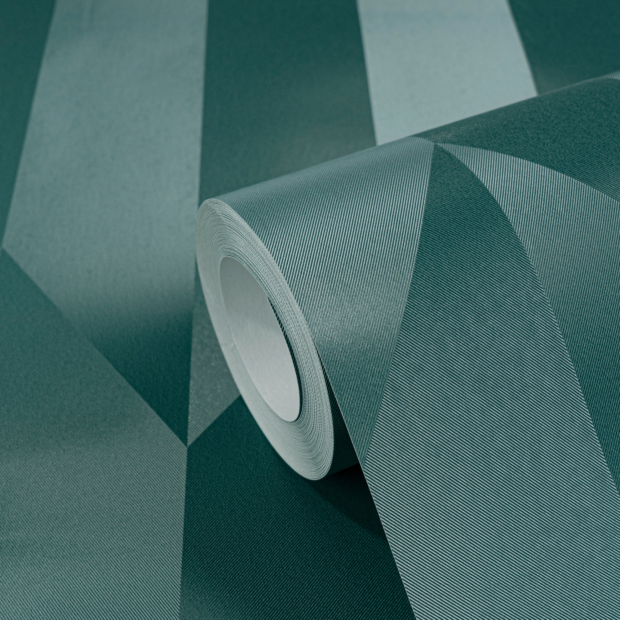 High-Quality Blue 3D Non-Woven Wallpaper