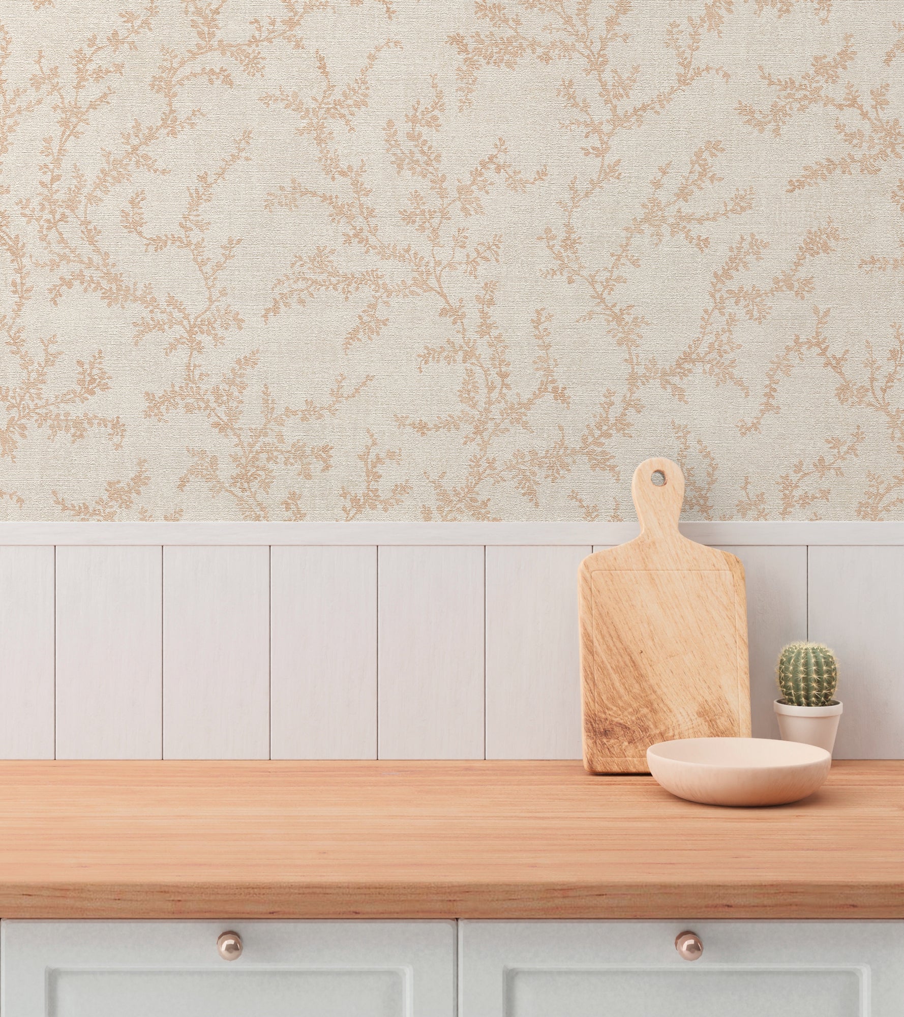 Premium Non-Woven Wallpaper Cream Natural