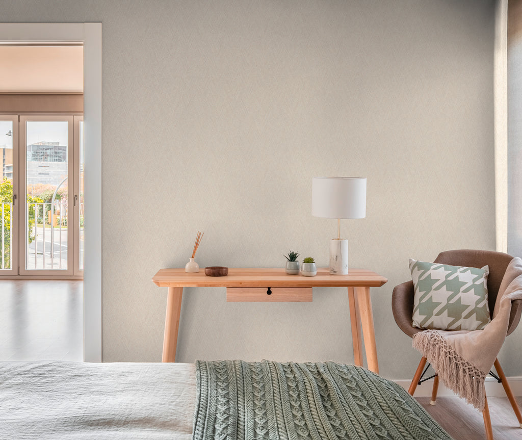 High-Quality Non-Woven Wallpaper White Texture