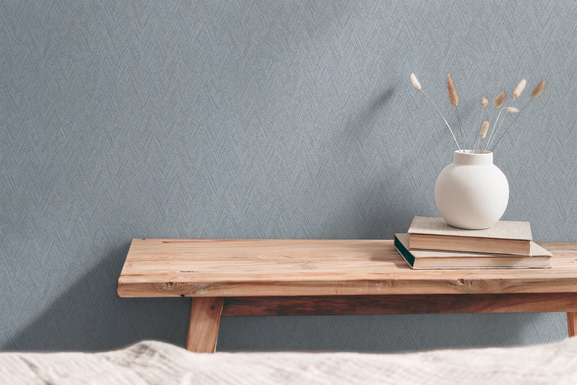 Premium Non-Woven Wallpaper Blue Texture