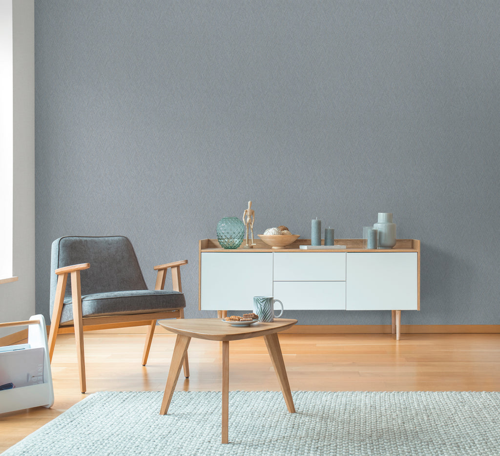 Premium Non-Woven Wallpaper Blue Texture